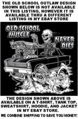 1970-74 Hot Rod Muscle Car Outlaw Gasser Drag Race Cartoony Skeleton Tank Top O3