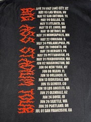 Post Malone Knight Tour Tee XL Charcoal Big Ass Stadium Tour NEW *spots