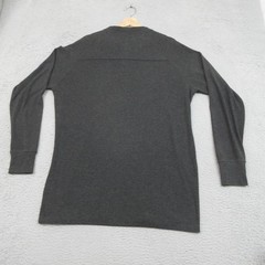 Venado Henley Shirt Mens Large Gray Long Sleeve Stretch Casual Comfort Layering