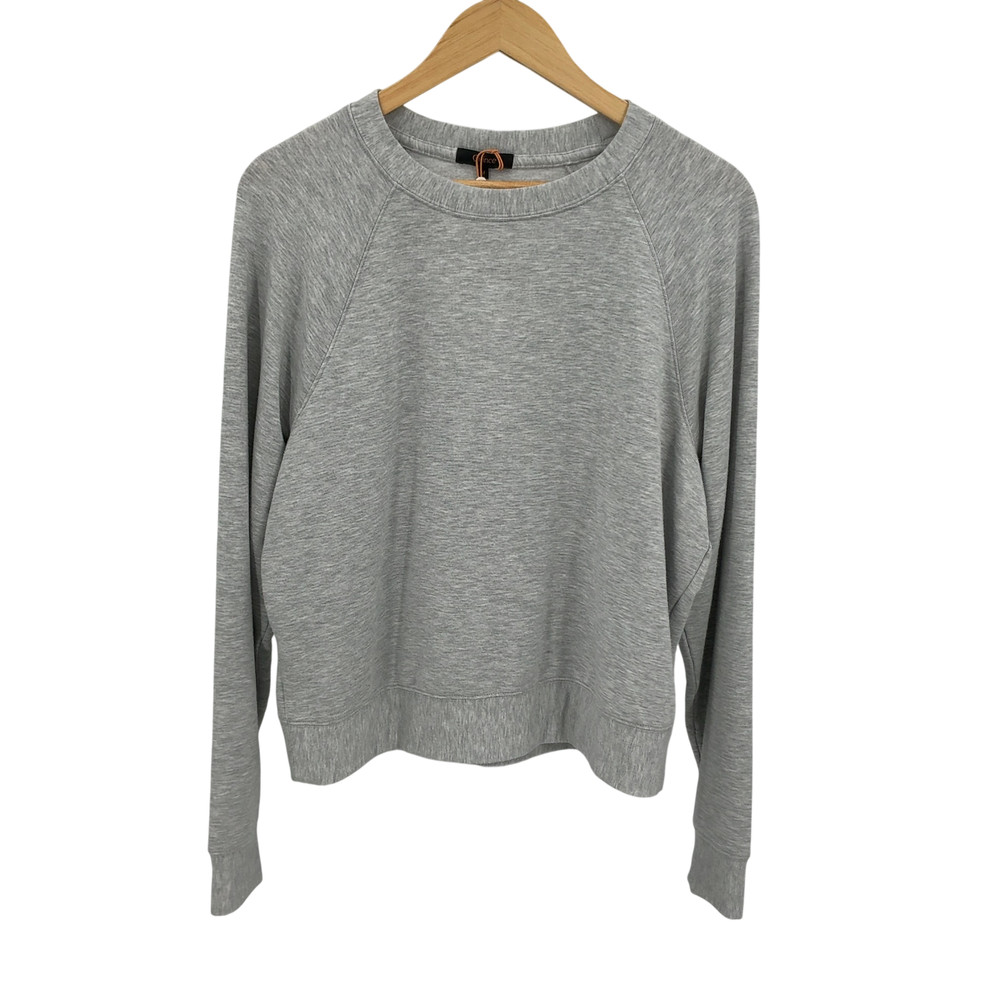 Quince Men Flowknit Breeze Performance Long Sleeve Tee Gray M