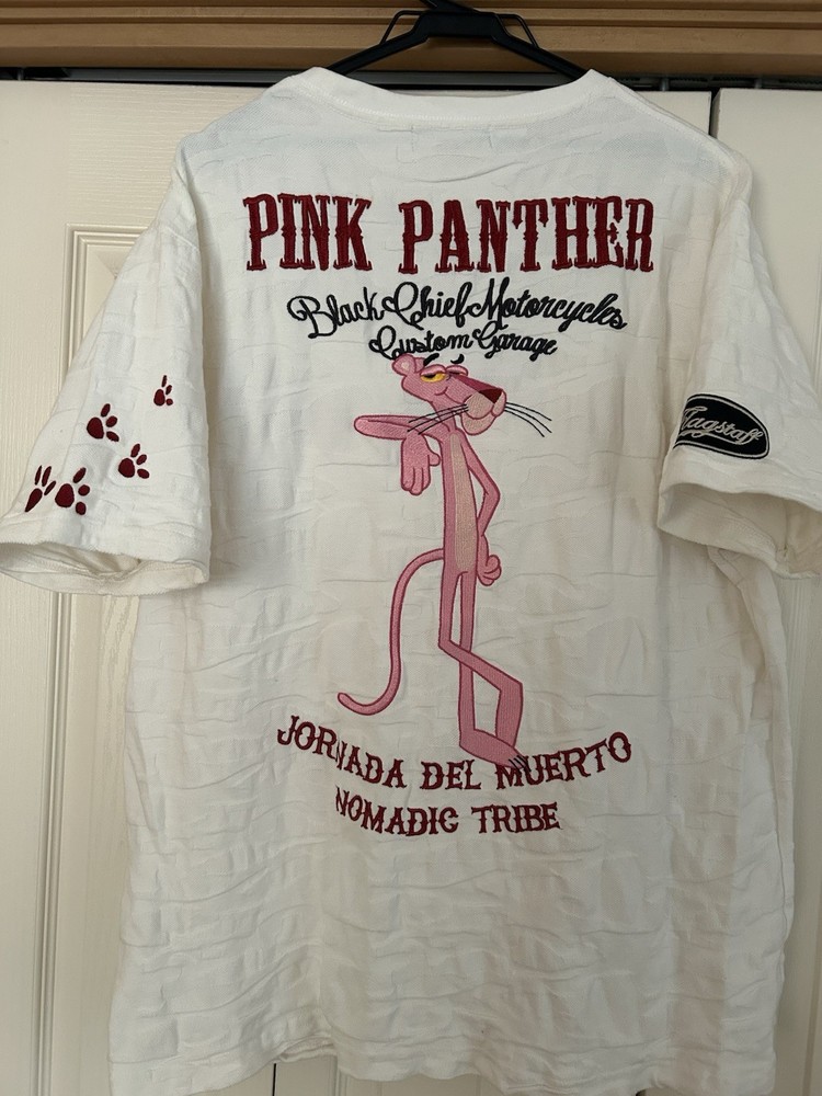 [Personal Collection] Vintage Flagstaff Pink Panther T-shirt – Japanese 2XL