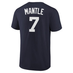 Mickey Mantle T-Shirt New York Yankees Player Name and Number Soft Jersey Tee