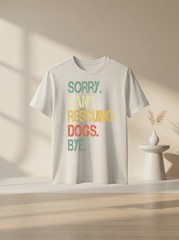 Retro Love Dogs Rescue Mom Foster Adopt Volunteer Shelter Dog Lover Graphic Tee
