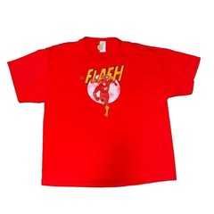 Vintage 2006 DC Comics The Flash Running Moon Graphic T-Shirt 2XL