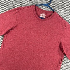 prAna Shirt Mens Large Red Short Sleeve Casual Comfort Outdoors Hiking