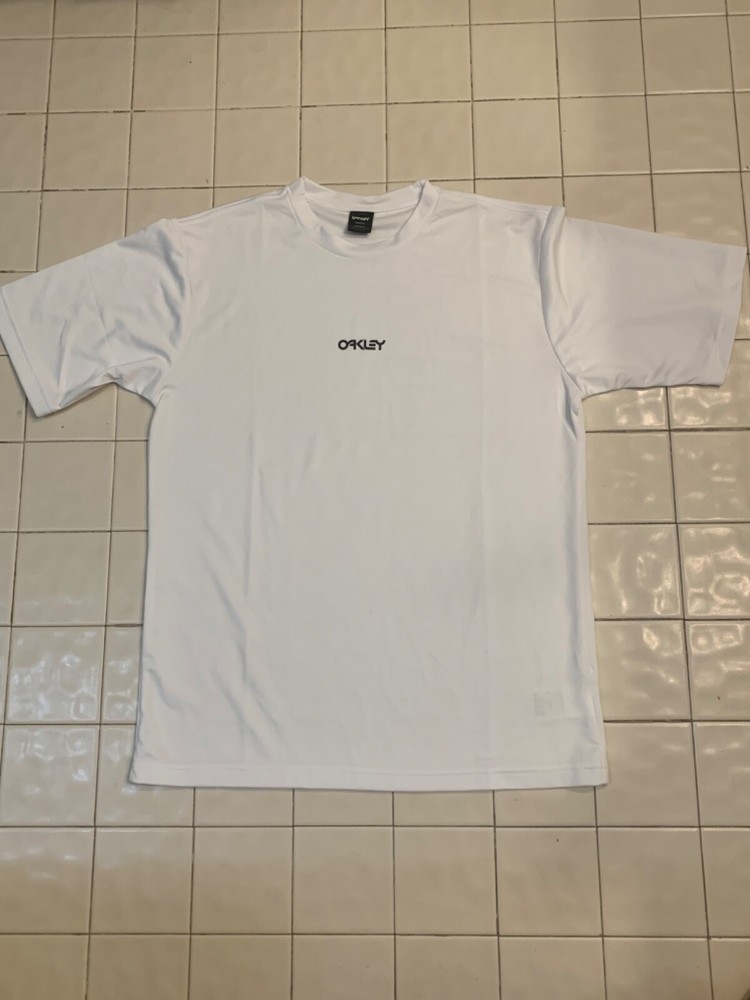 Oakley Hydrolix White Polyester Elastane Men’s XL Performance Tee