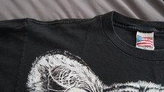 Vintage White Tiger Big Logo Overprint T-shirt 90s Adult XL Trinity