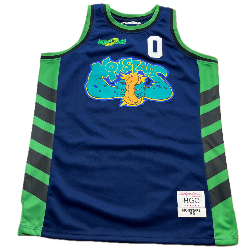 Monstars Space Jam Men’s Headgear Classics Size 2XL Basketball Jersey NASA