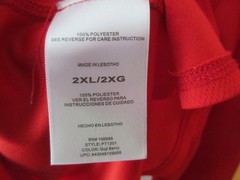 Mens HABIT Red Goji Berry 2XL Crew Neck Long Sleeve T Shirt Pullover Activewear