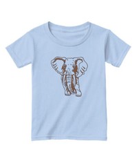 Elephant T-Shirt Made in the USA Size S to 5XL