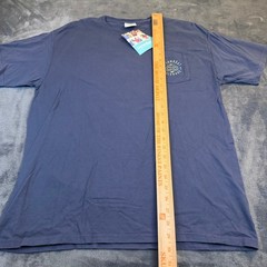 ComfortWash Steamboat Colorado Pocket T-Shirt Mens Large Navy Blue Cotton NWT
