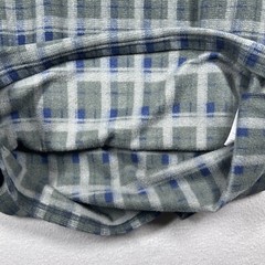 Nomads Pullover Long Sleeve Shirt Mens XL Plaid Green Blue Gray Soft Warm