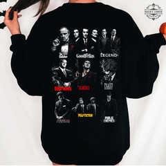 Gangster Legends mix Tee | Mafia characters inspired | Classic movie 80s 90s fan