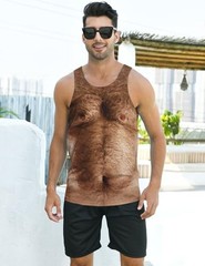 Funny Graphic 3D Tank Top Mens Womens Unisex