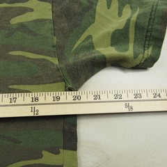 Vintage Mossimo Shirt Mens Small Green Camo Casual Short Sleeve Cotton