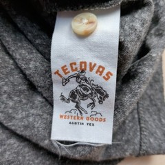 Tecovas Henley Shirt Mens XXL Gray Heathered Long Sleeve Western