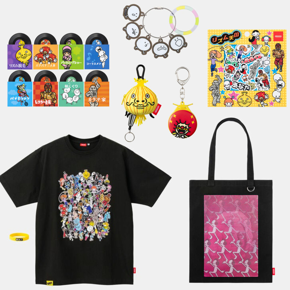 Nintendo TOKYO Rhythm Heaven Complete Collection Set T-Shirt Coaster Bag Goods