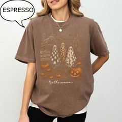 Tis The Season Halloween Ghost Shirt Spooky Season Retro Fall Unisex Graphic Tee