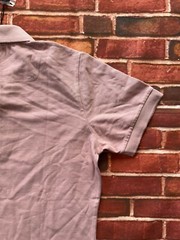 $98 Diesel Men’s T-Night Short Sleeves Polo Shirt In Pink Size S