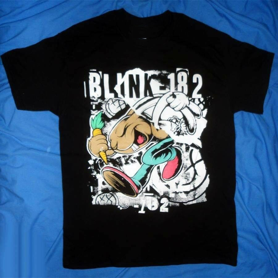 blink 182 band Black T-shirt Gift For Fan Unisex Cotton All Sizes Tee M280