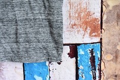 Men’s George T-Shirt Short Sleeve Tee Colorblock 3XLARGE White PRE-OWNED