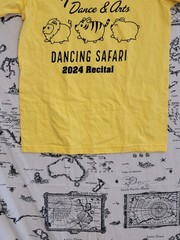 Gildan Custom Ink Expressions Dance Arts Dancing Safari 2024 Recital T-Shirt S