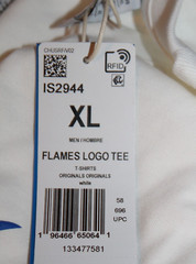 NEW MEN’S ADIDAS ORIGINALS TREFOIL FIRE LOGO TEE SHIRT ~SIZE XL #IS2944