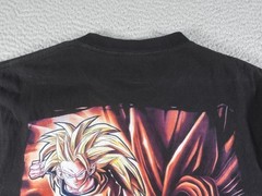 Vintage 2003 Dragon Ball Z Goku Super Saiyan 3 Shirt Men Large Black Bird Studio