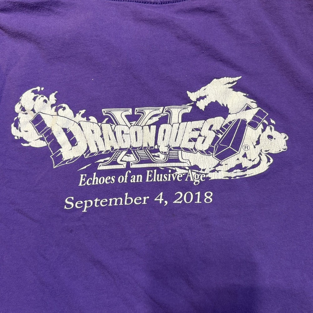 New Dragon Quest 11 XI Promo Sz XS T-Shirt RPG Video Game Tee Square Enix *NWOT*