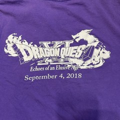New Dragon Quest 11 XI Promo Sz XS T-Shirt RPG Video Game Tee Square Enix *NWOT*