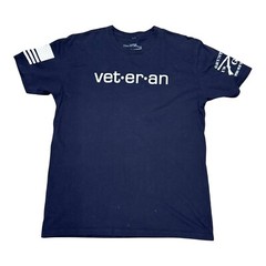 Grunt Style Veteran Definition T-Shirt Large 100% Cotton Patriotic Design Blank