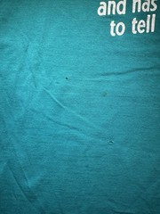 Vintage Retiree Warning Knows It All Teal Graphic T Shirt XL USA 12
