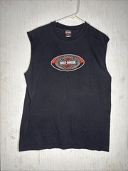 Vintage Genuine Harley Davidson Sleeveless T-Shirt’s Lot Of 6 All Size Large