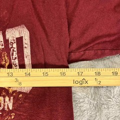 Champion Graphic T Shirt Boys Size S Maroon Phys Ed Short Sleeve Casual Tee
