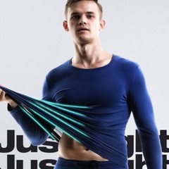 Men’s O-neck Undershirts Long Sleeve T-shirts Casual Solid Top Homewear Thin