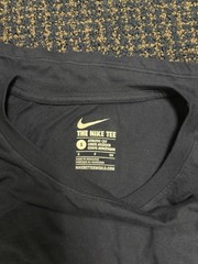 Vintage Nike Men’s Navy And White Swoosh T Shirt Small NWOT