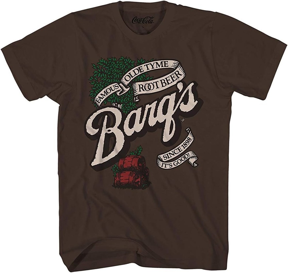 Coca Cola Barq’s Root Beer Soda Pop Drink Funny Classic Vintage Logo New