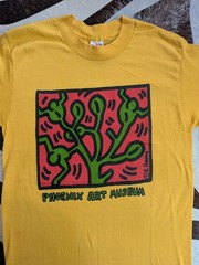 Rare Keith Haring 1986 80s Vintage Phoenix Art Museum Art Tee Shirt Men’s M EUC