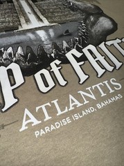 Atlantis Paradise Island Bahamas Shirt “I SURVIVED THE LEAP OF FAITH ” Sz XL New