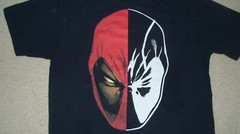 Marvel Comics DEADPOOL Split Face Movie Shirt MEDIUM Rob Liefled Art X-MEN