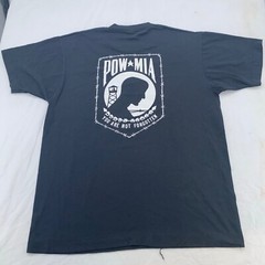 vintage 90s VIETNAM VETERAN POW MIA COMFORTING ARMS PHOTO T-Shirt LARGE war army
