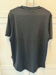 Lot Of 3 JMIERR White/Black/Blue Ribbed Curved Hem ShortSleeveT-Shirt Size L NWT