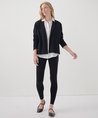 Pact Women’s Airplane Relaxed Blazer Black X-Large Top Outerwear