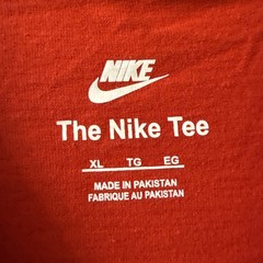 Nike The Nike Tee Men’s JUST DO IT Running T-Shirt AR5006-657 Red Size XL (NWT)
