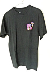 ALAB Magic Wizard Mushroom Psychedelic Men’s Graphic T-Shirt Size Medium