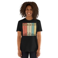 Retro 1970’s Style Kansas City Skyline T-Shirt, Kansas City, Retro 1970’s,