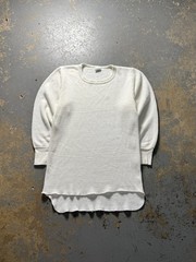 Vintage 90s Waffle Knit Thermal Long Sleeve Shirt-Size XL