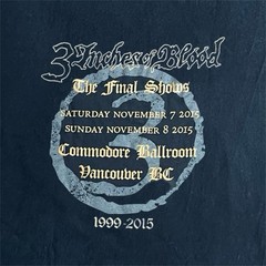 3 Inches Of Blood RIP The Final Shows Tshirt Mens Black Heavy Metal Band Tee – S