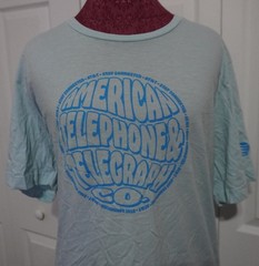 ATT AT&T vintage style work uniform shirt