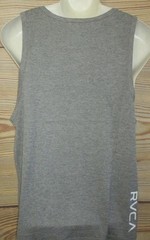 RVCA ROBEY Performance Tank Top T-Shirt Gray Size Large NWT